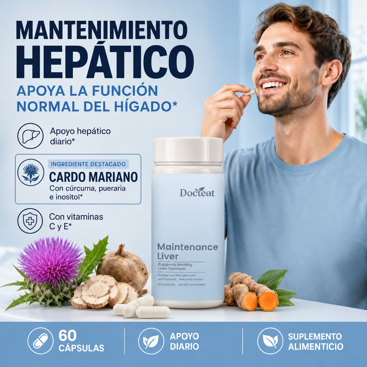 Docteat Liver™ Apoyo y recuperación del hígado